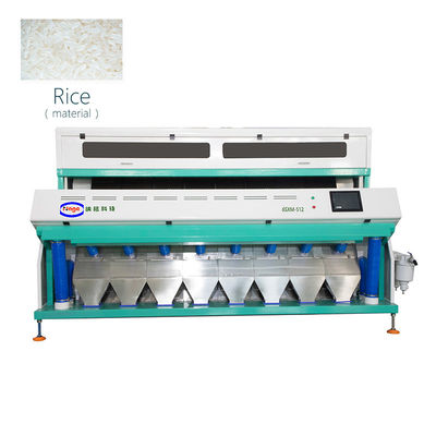 Máquina de classificação ótica inteligente da cor do arroz 14T para grânulo crus